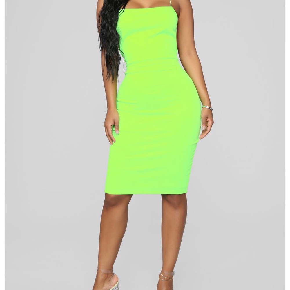 Neon Midi Dress